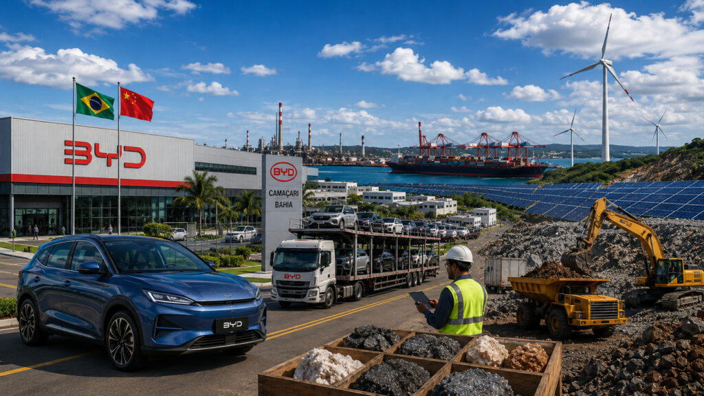 Bahia Lidera Investimentos Chineses: Conexão entre Carros Elétricos e Indústria Limpa