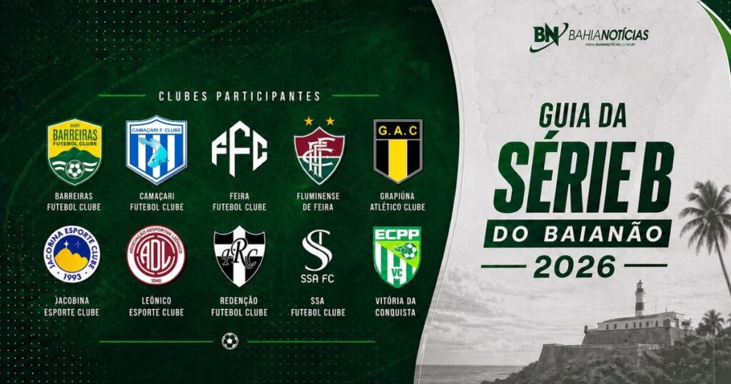 Série B do Campeonato Baiano 2026: Conheça os 10 clubes e suas expectativas