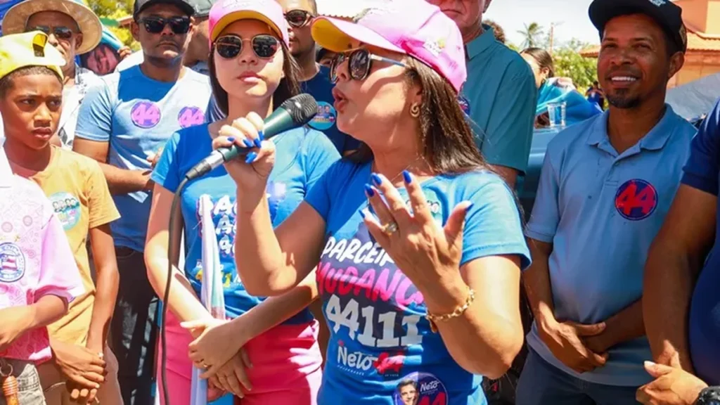 Ivana Paula lidera mobilização em Camaçari enquanto Elinaldo Araújo atua no interior da Bahia