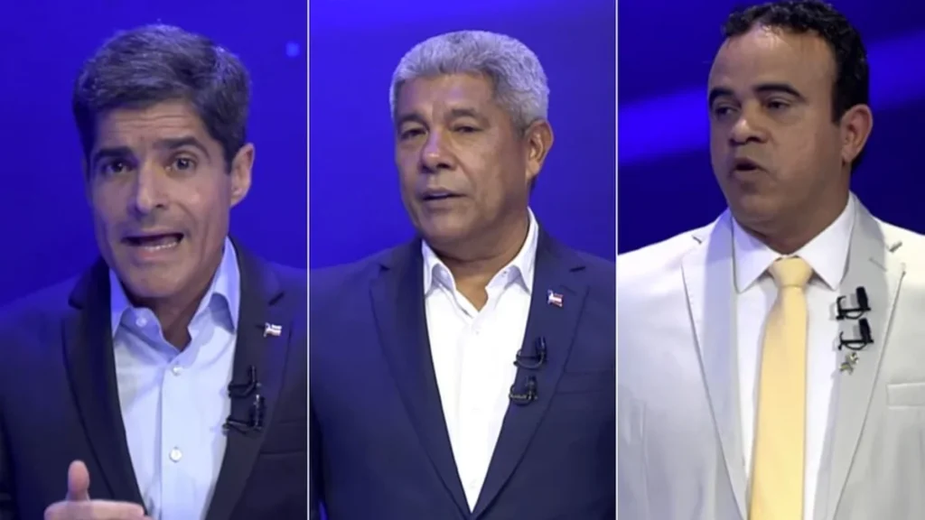 Debate na Bahia Reúne Jerônimo Rodrigues, ACM Neto e Ronaldo Mansur com Troca de Acusações Diretas