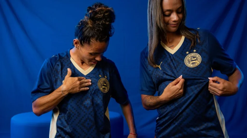 Bahia estreia terceiro uniforme com tecnologia têxtil inovadora desenvolvida em Joinville