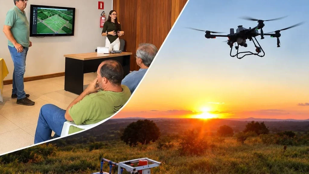 Tecnologia de Drones Revoluciona Aplicação de Defensivos na Pecuária de Feira de Santana