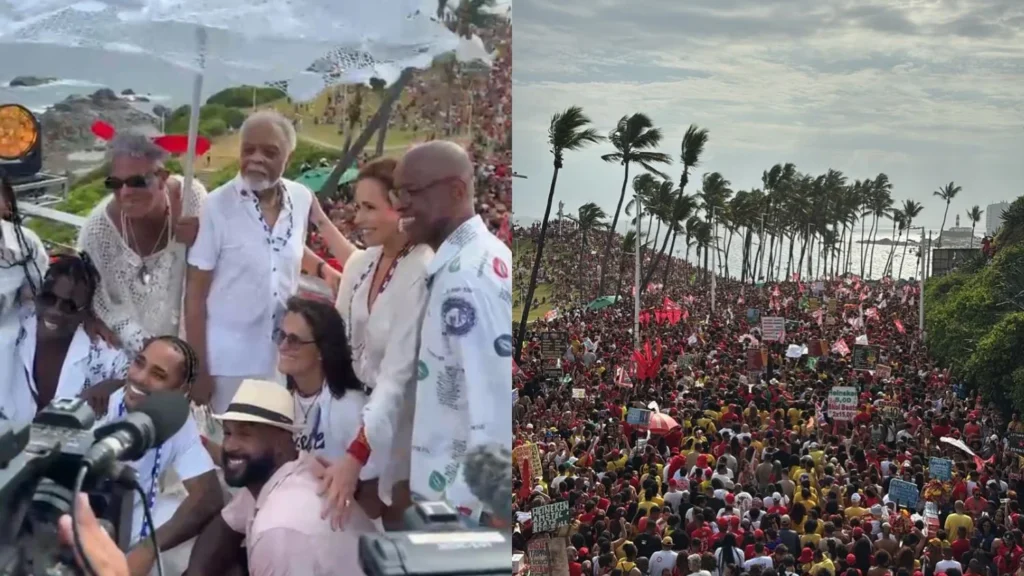 Artistas e Apoiadores de Lula Realizam Caminhada Cultural em Salvador