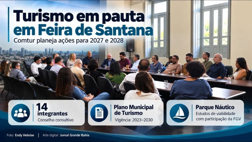 Conselho Municipal de Turismo de Feira de Santana inicia planejamento estratégico para 2027 e 2028