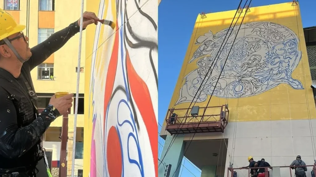 Projeto MURAL celebra Juarez Paraíso com painel monumental nas Sete Portas