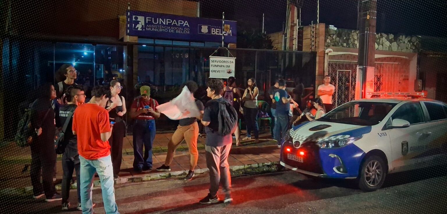 Greve em Belém: Servidores Ocupam Sede da Funpapa em Defesa de Direitos