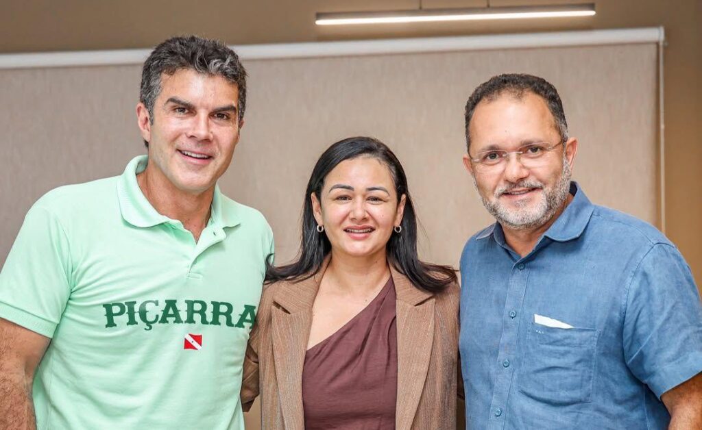 Laane Barros e Helder Barbalho Definem Futuro de Piçarra em Reunião em Belém