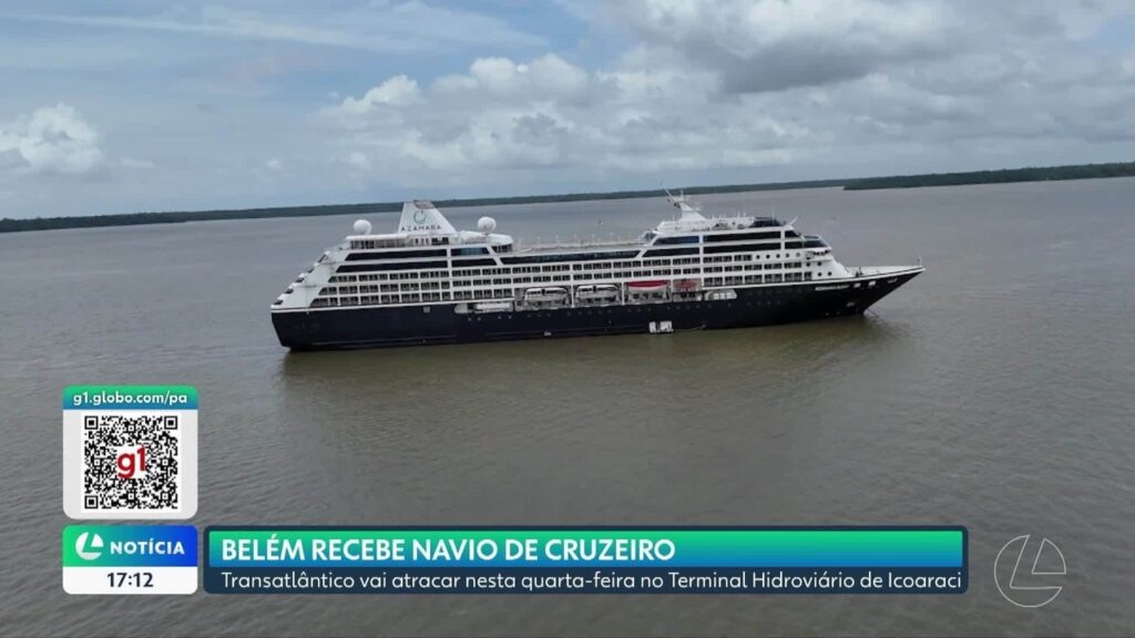 Belém Recebe Novo Navio de Cruzeiro e Impulsiona Turismo Local