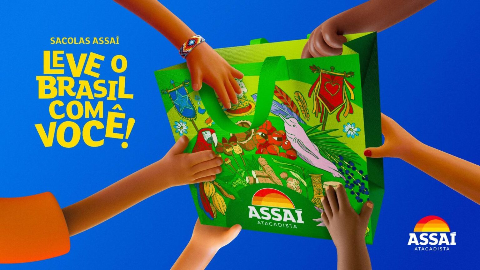 Supermercado em Belém Lança Sacolas Retornáveis Inspiradas na Cultura Local