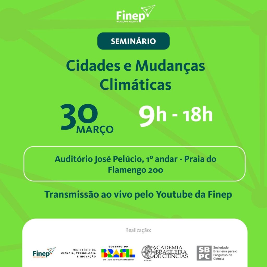 Workshop sobre Cidades e Mudanças Climáticas: Desafios e Estratégias para o Futuro Workshop sobre Cidades e Mudanças Climáticas: Desafios e Estratégias para o Futuro
