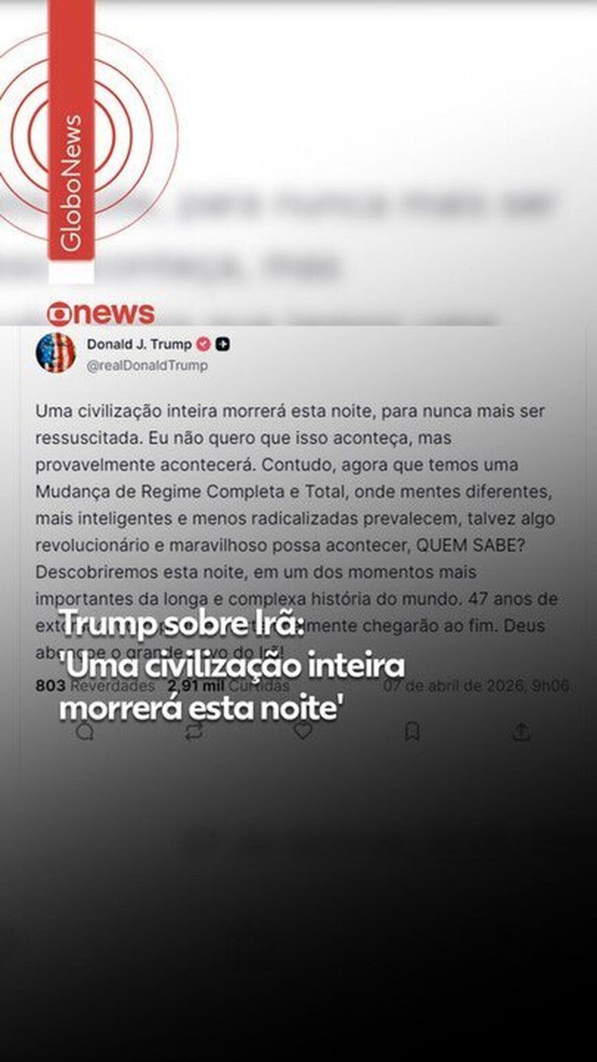 Contagem Regressiva na TV Israelense para Ação Militar de Trump Contra o Irã
