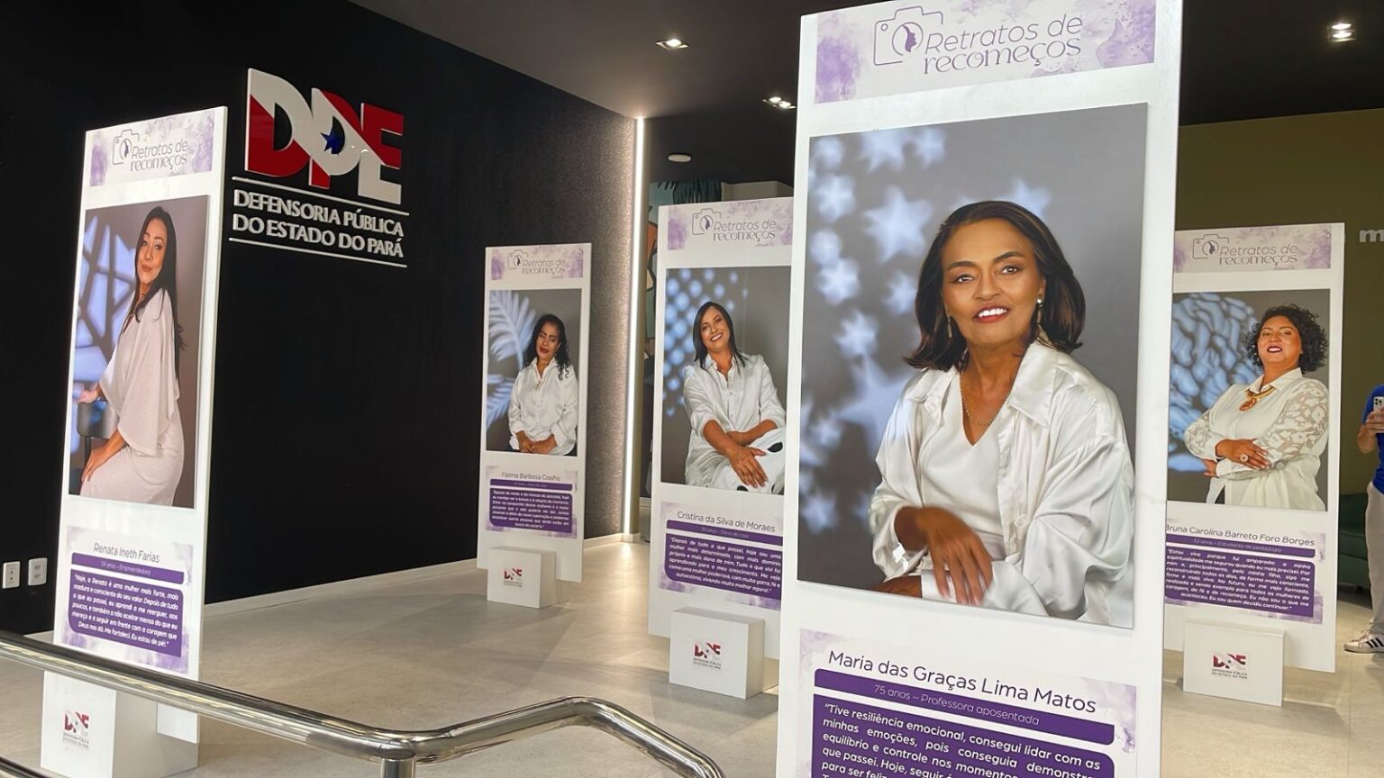 Exposição ‘Retratos de Recomeço’ Destaca Histórias de Superação em Belém Exposição 'Retratos de Recomeço' Destaca Histórias de Superação em Belém