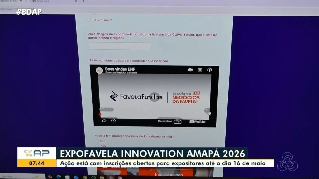 Inscrições Abertas para a Expo Favela Innovation Amapá 2026: Uma Oportunidade para Empreendedores