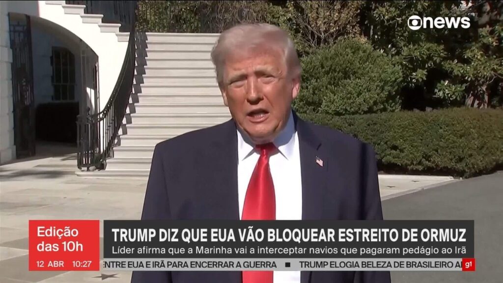 Trump Anuncia Bloqueio de Navios no Estreito de Ormuz em Novas Ameaças ao Irã