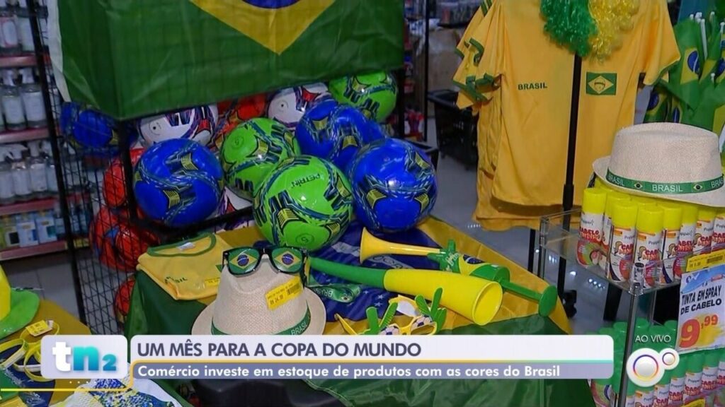 Comércio Se Prepara para a Copa do Mundo com Estoque Reforçado