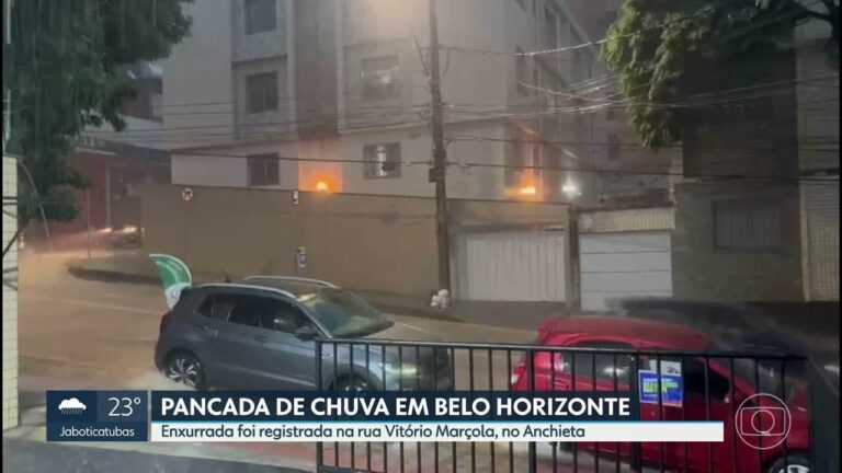 Belo Horizonte e 725 cidades de MG em alerta laranja para chuvas intensas