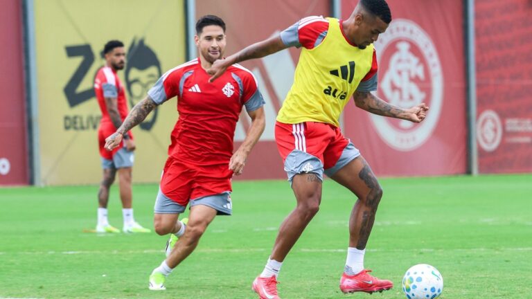 Inter se prepara para enfrentar o Atlético-MG com possíveis mudanças na escalação