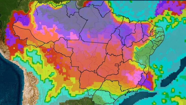 Vórtice Ciclônico Atinge 4 Estados com Previsão de Chuvas Intensas