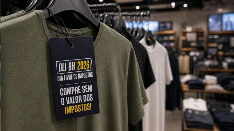 Dia Livre de Impostos 2026: Economize em Belo Horizonte com Lojas Sem Impostos