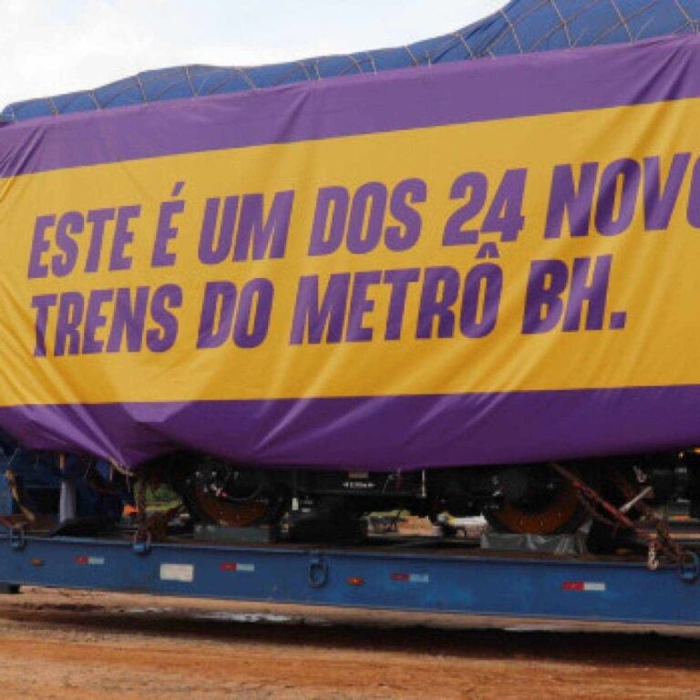 Novos Trens do Metrô de BH Chegam Após Anos de Espera: Um Investimento de R$ 700 Milhões Novos Trens do Metrô de BH Chegam Após Anos de Espera: Um Investimento de R$ 700 Milhões