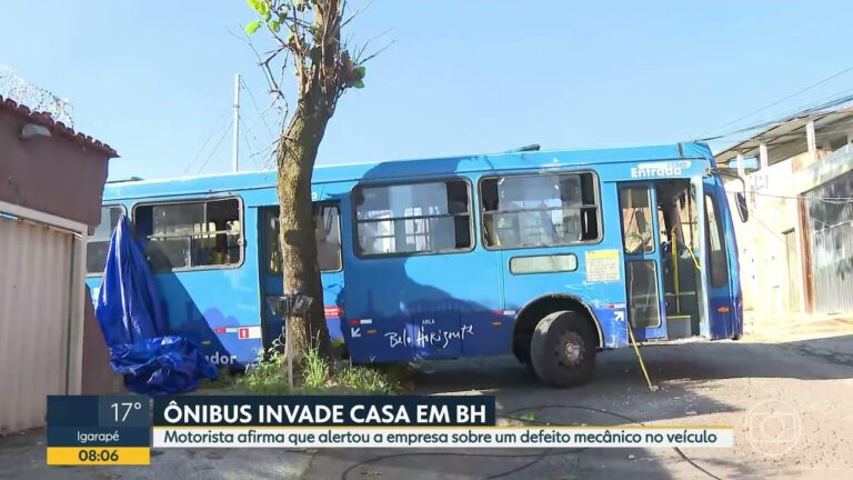 Ônibus Invade Residência em Belo Horizonte Após Falha Mecânica; Motorista Relata Aviso à Companhia