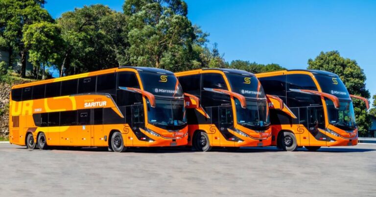 Saritur Expande Frota com 10 Novos Ônibus Marcopolo para Rotas Estaduais e Interestaduais