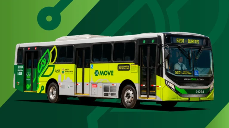 Belo Horizonte investe R$ 313 milhões na compra de 96 ônibus elétricos para modernizar o transporte
