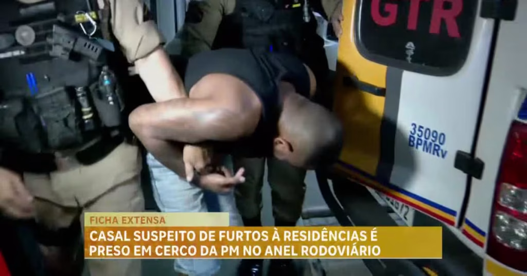 Casal é Detido em Belo Horizonte Sob Suspeita de Furtos: Filhos Estavam Presentes