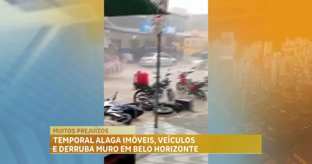 Temporal em Belo Horizonte: Chuva Forte Causa Alagamentos e Estragos