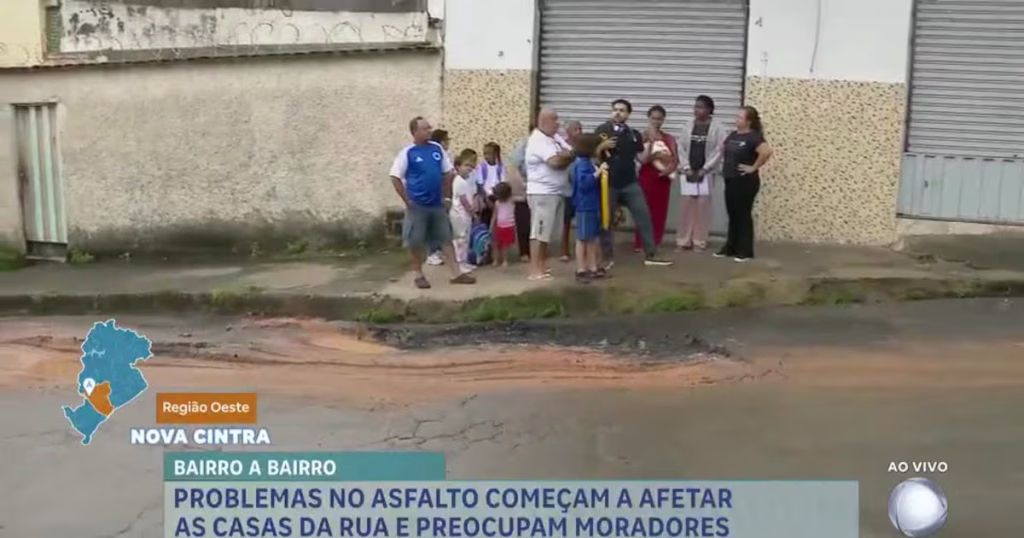 Trincas no Asfalto em Belo Horizonte: Moradores da Região Oeste Lutam por Solução Urgente