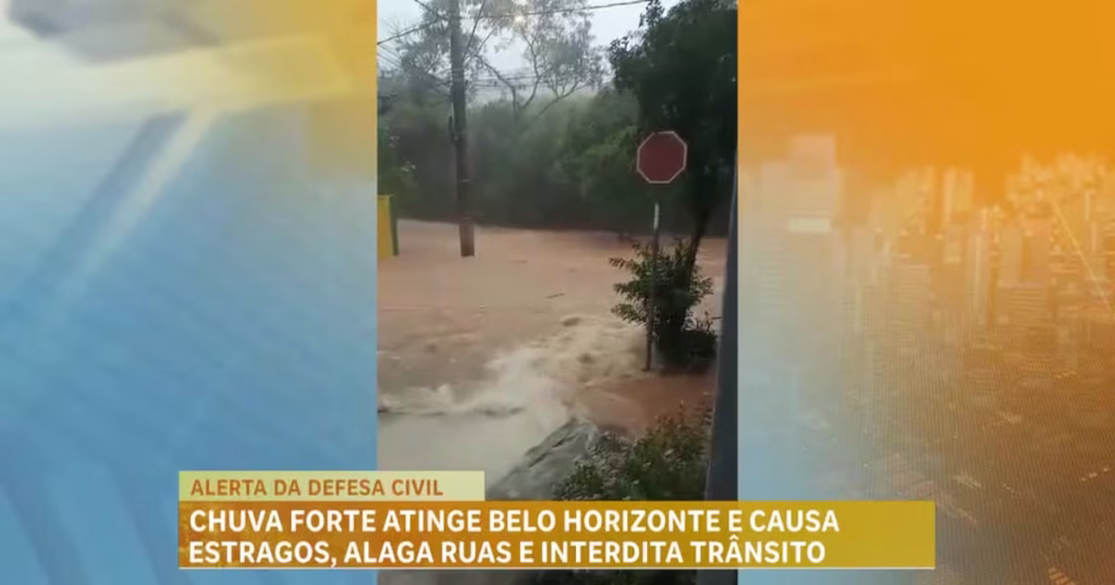 Chuva Intensa Provoca Alagamentos em Belo Horizonte e Região Metropolitana