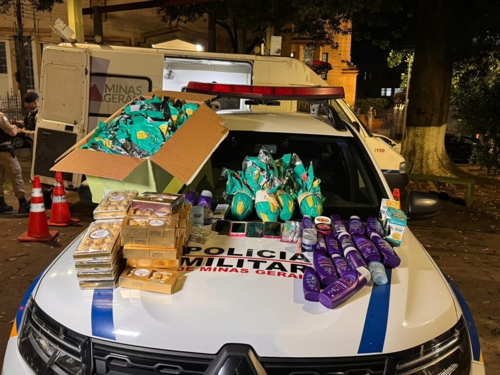 Quatro Detidos em Belo Horizonte por Furto de Ovos de Páscoa e Chocolates