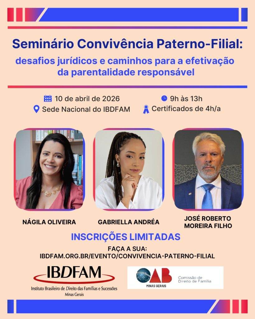 Seminário Convivência Paterno-Filial: Desvendando Desafios Jurídicos em Belo Horizonte