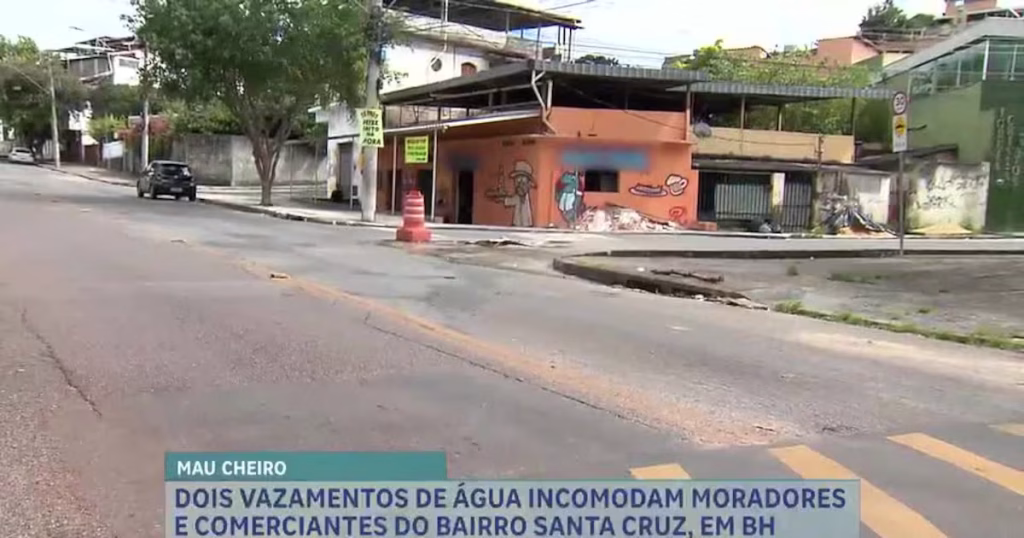 Vazamentos em Santa Cruz: Problemas Persistem e Moradores Reclamam em Belo Horizonte