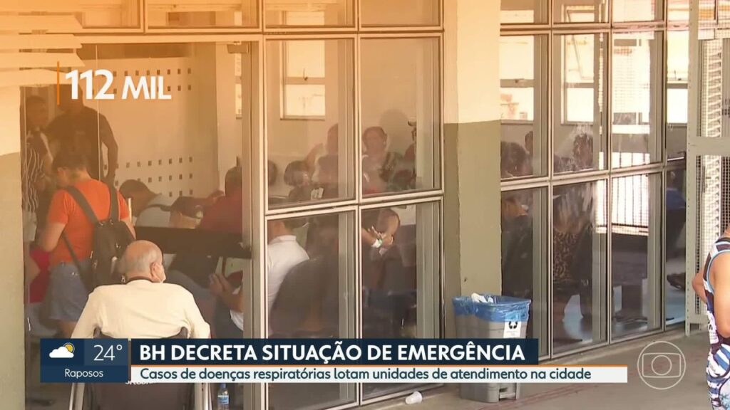 Belo Horizonte Registra 1,4 Mil Atendimento Diários a Doenças Respiratórias em UPAs e Centros de Saú