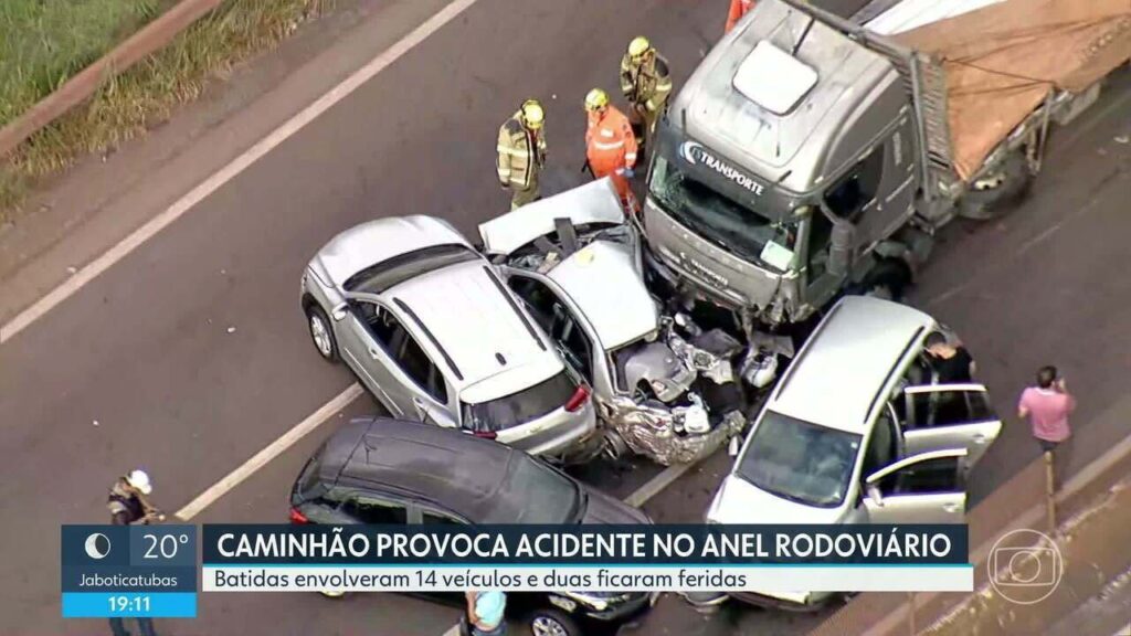Engavetamento no Anel Rodoviário de BH: Entenda a Dinâmica do Acidente