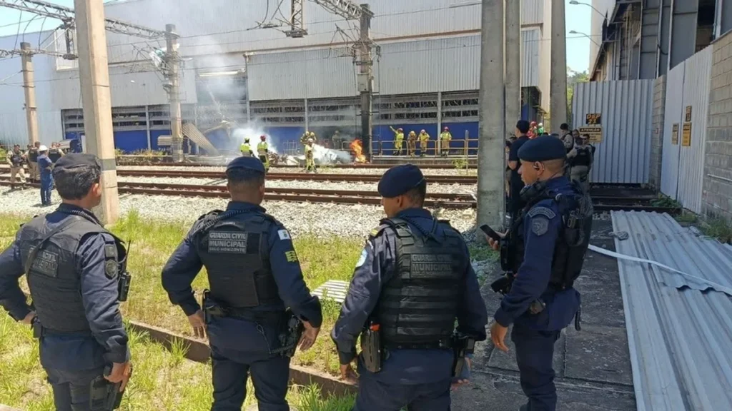 Queda de Aeronave no Pátio de Manutenção do Metrô de Belo Horizonte