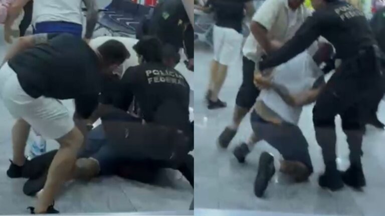 Homem detido após depredar área de embarque no Aeroporto do Recife