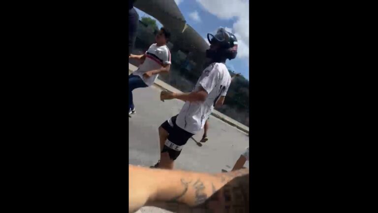 Conflito entre Torcedores Gera Caos Próximo ao Terminal Integrado Antes do Clássico entre Santa Cruz