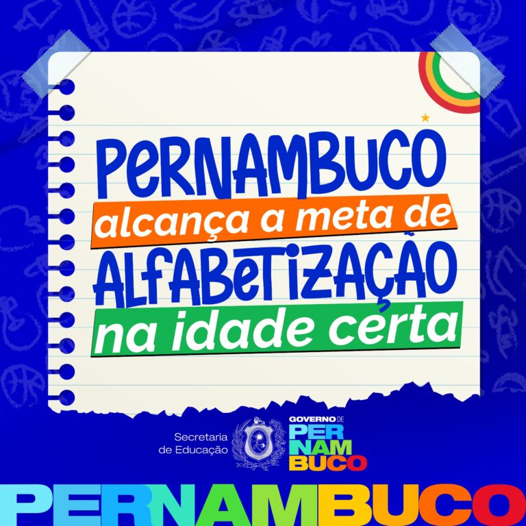 Pernambuco Atinge Meta de Alfabetização na Idade Certa: Um Avanço Notável Pernambuco Atinge Meta de Alfabetização na Idade Certa: Um Avanço Notável