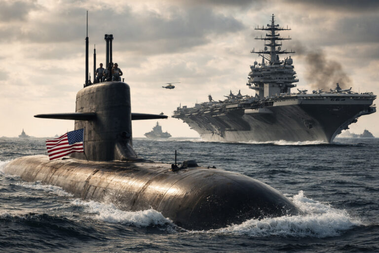 A Rivalidade Naval: Submarinos de US$ 80 milhões desafiando Porta-Aviões de US$ 5,5 bilhões A Rivalidade Naval: Submarinos de US$ 80 milhões desafiando Porta-Aviões de US$ 5,5 bilhões