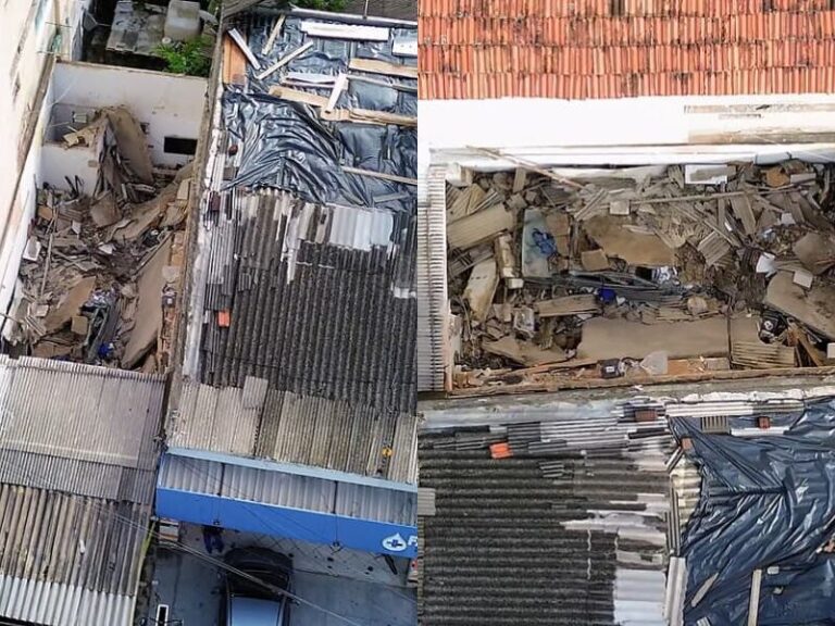 Desabamento de Laje em Recife Deixa Idoso Preso nos Escombros e Mobiliza Corpo de Bombeiros