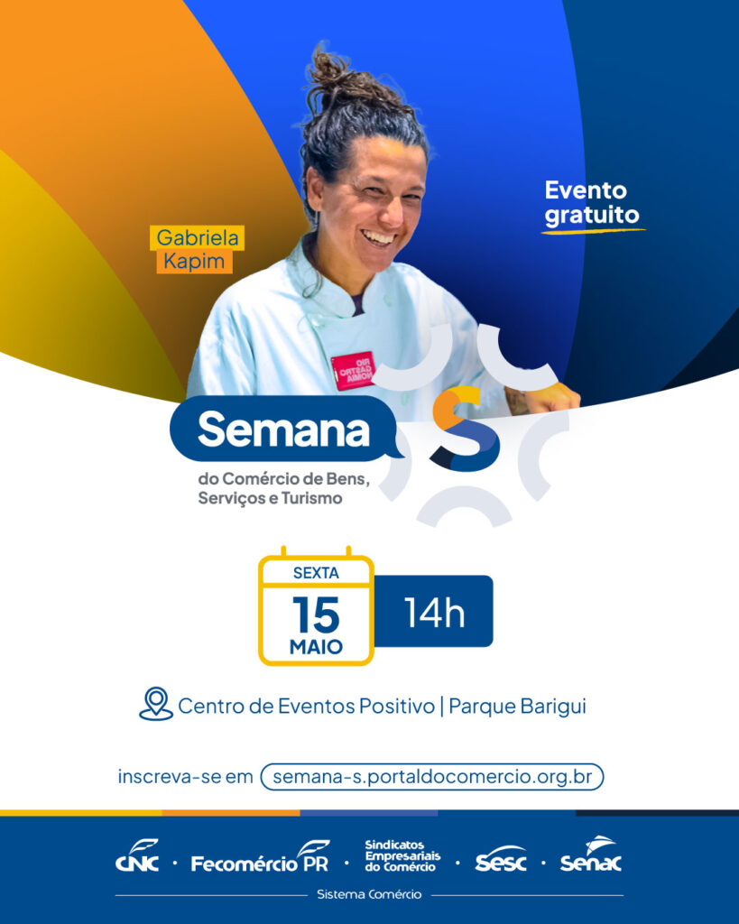Gabriela Kapim Aborda Reaproveitamento de Alimentos na Semana S do Comércio