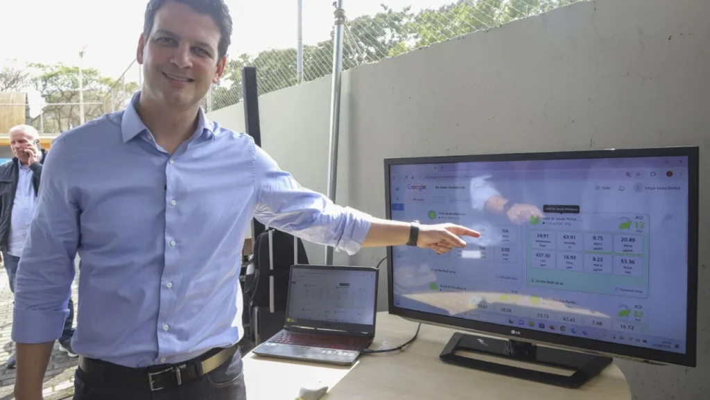 Monitoramento em Tempo Real da Qualidade do Ar Revoluciona Curitiba com IA