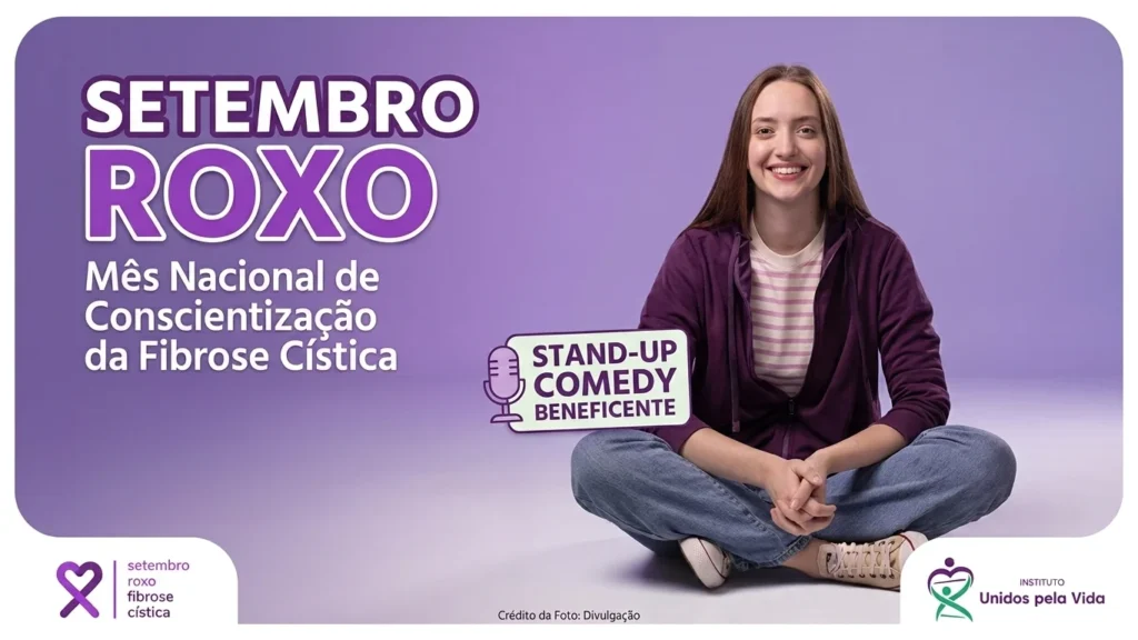 Setembro Roxo: evento beneficente em Curitiba amplia conscientização sobre fibrose cística