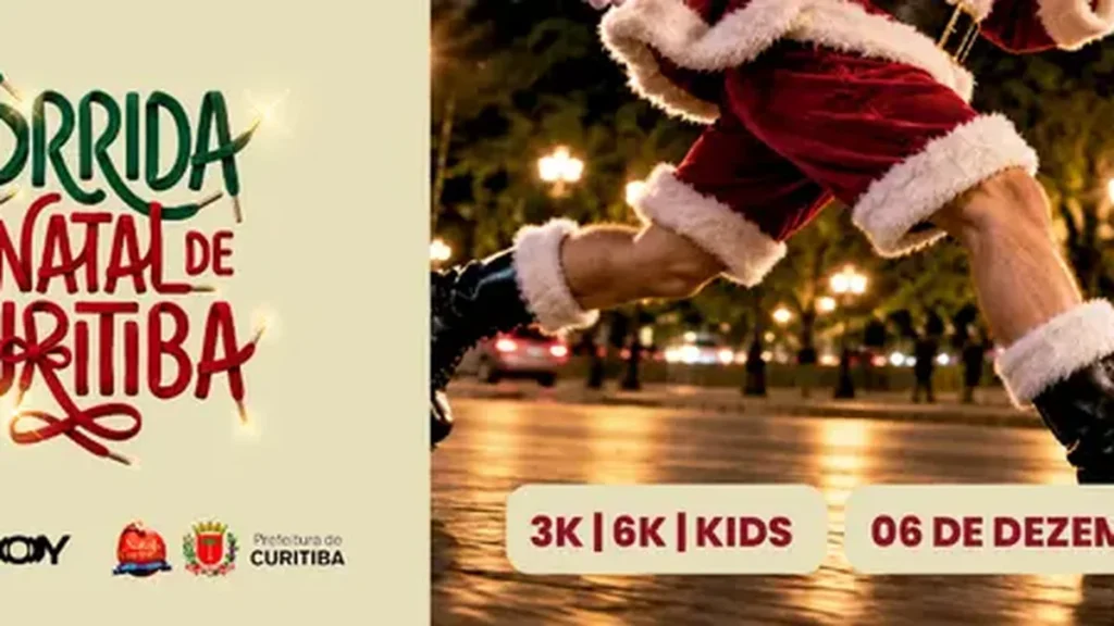 Corrida de Natal em Curitiba une esporte, diversão e solidariedade