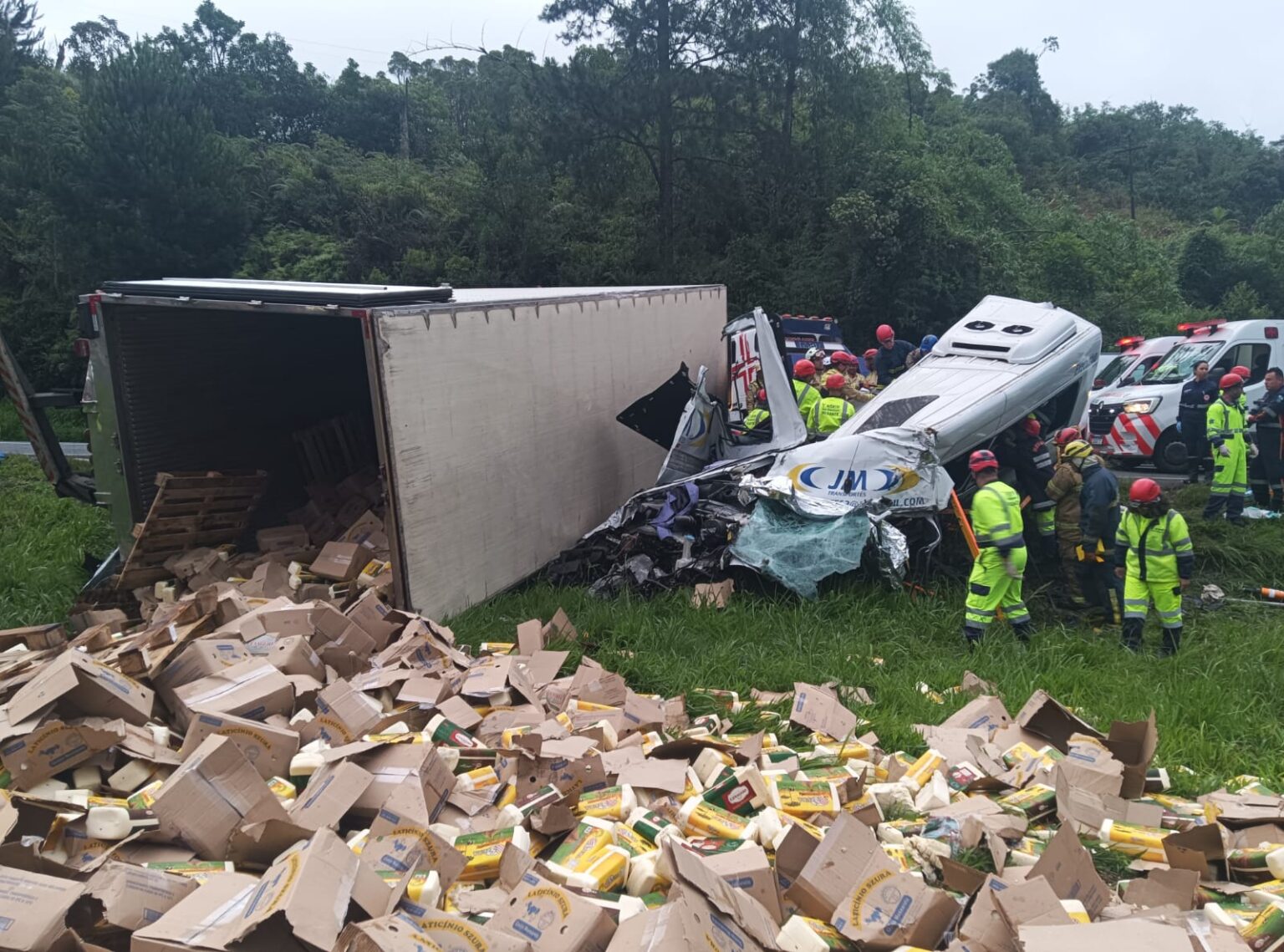 Acidente na BR-116: Quatro Mortes e Vários Feridos em Colisão entre Caminhão e Van Acidente na BR-116: Quatro Mortes e Vários Feridos em Colisão entre Caminhão e Van