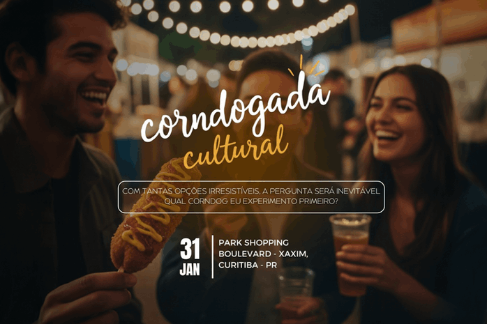 CornDogada Cultural: Atrações Gastronômicas e Culturais de Cores e Sabores em Curitiba CornDogada Cultural: Atrações Gastronômicas e Culturais de Cores e Sabores em Curitiba
