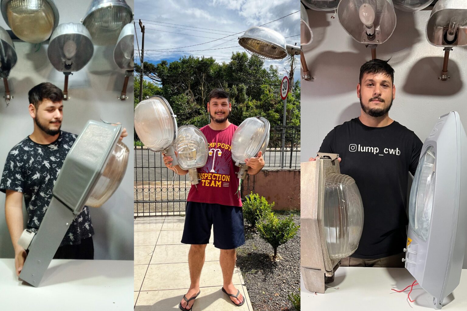 Curitibano Coleciona Mais de 100 Luminárias Públicas e Conta a História da Iluminação Urbana