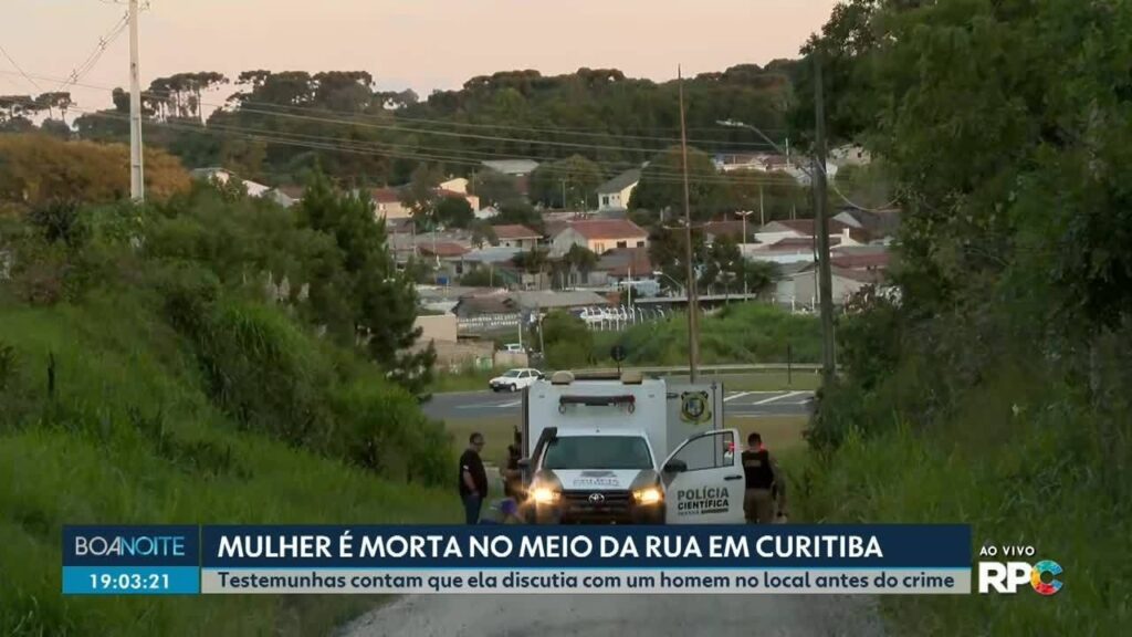 Feminicídio em Curitiba: Mulher é Morta a Tiros pelo Marido em Via Pública